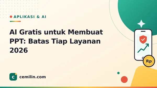 AI Gratis untuk Membuat PPT: Batas Tiap Layanan 2026