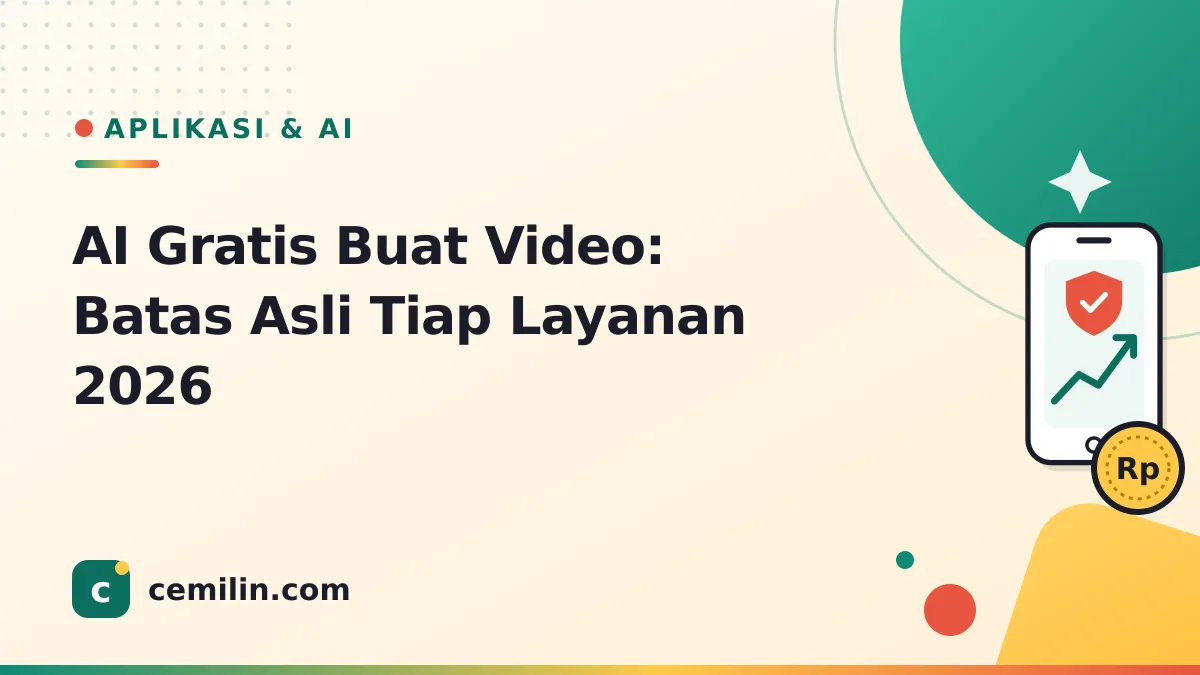 AI Gratis Buat Video: Batas Asli Tiap Layanan 2026