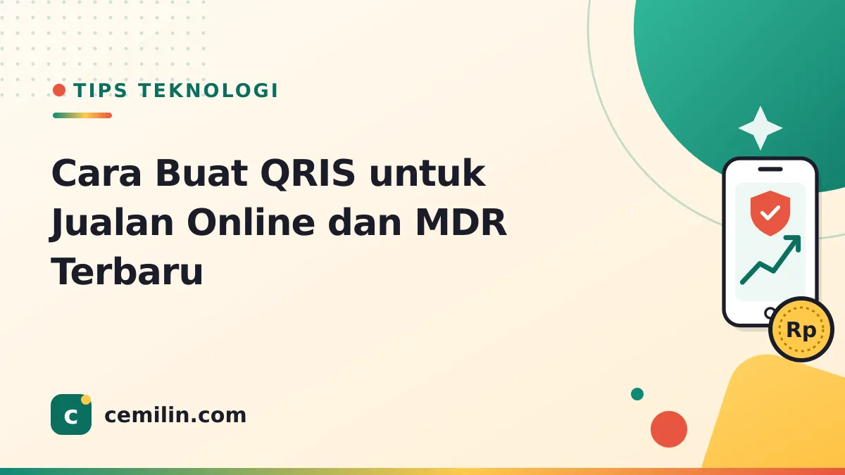 Cara Buat QRIS untuk Jualan Online dan MDR Terbaru
