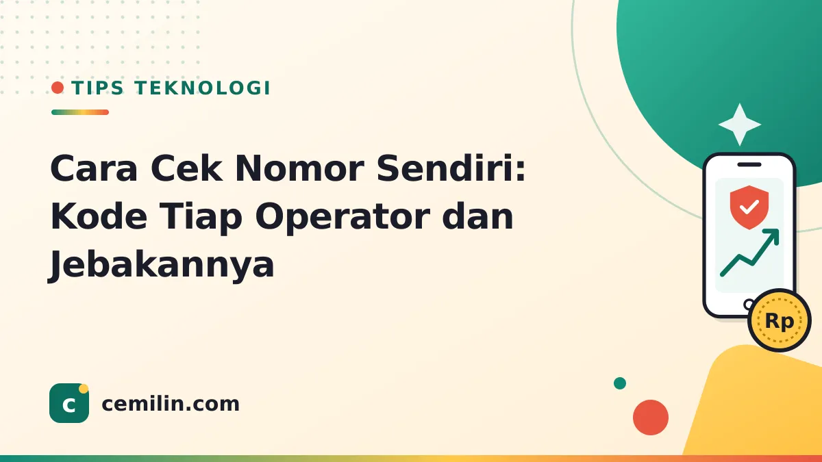 Cara Cek Nomor Sendiri: Kode Tiap Operator dan Jebakannya