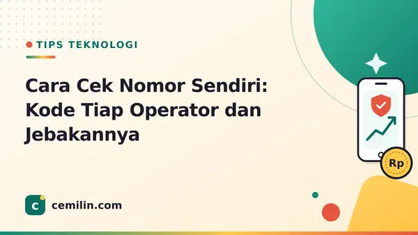 Cara Cek Nomor Sendiri: Kode Tiap Operator dan Jebakannya