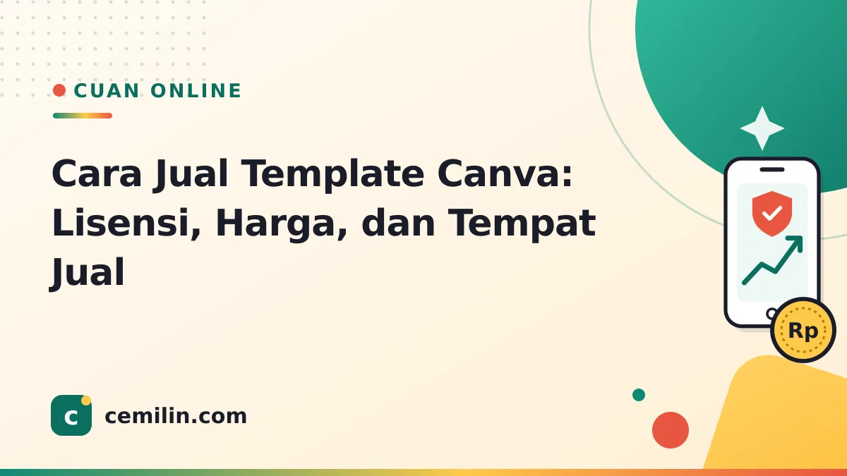 Cara Jual Template Canva: Lisensi, Harga, dan Tempat Jual