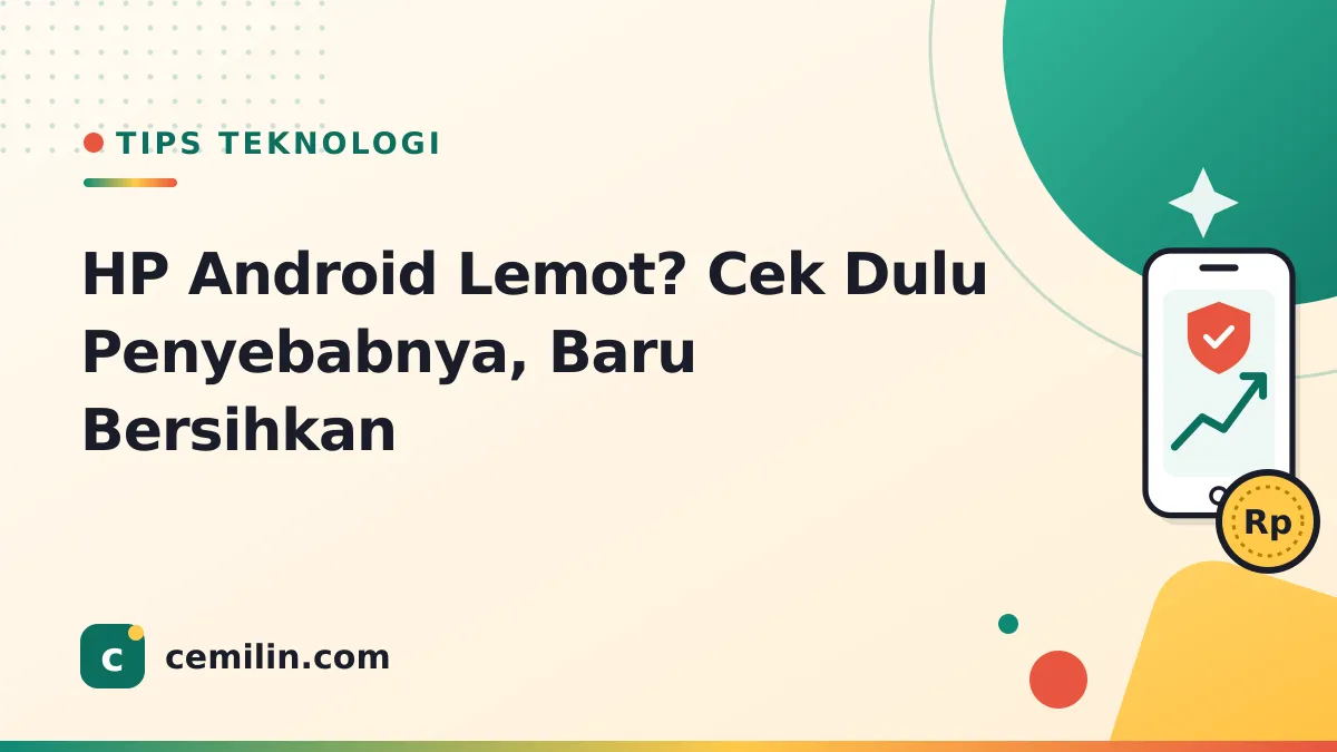 HP Android Lemot? Cek Dulu Penyebabnya, Baru Bersihkan