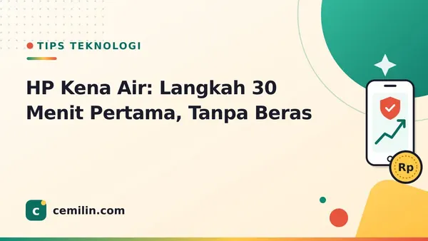 HP Kena Air: Langkah 30 Menit Pertama, Tanpa Beras