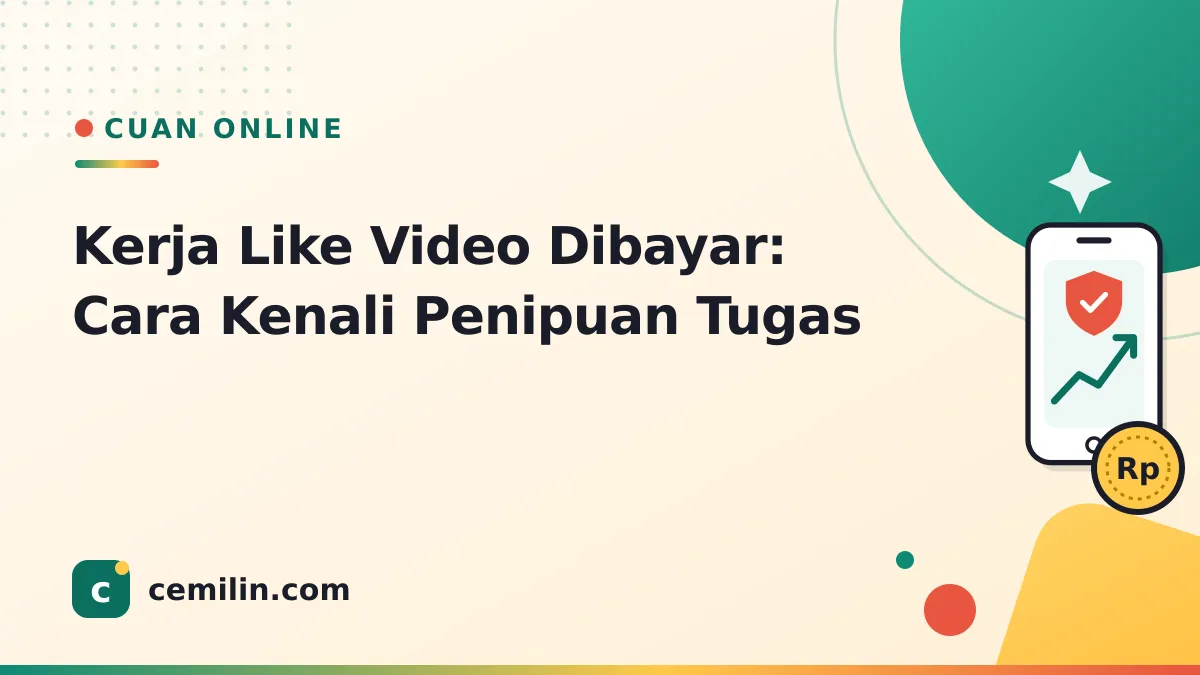 Kerja Like Video Dibayar: Cara Kenali Penipuan Tugas